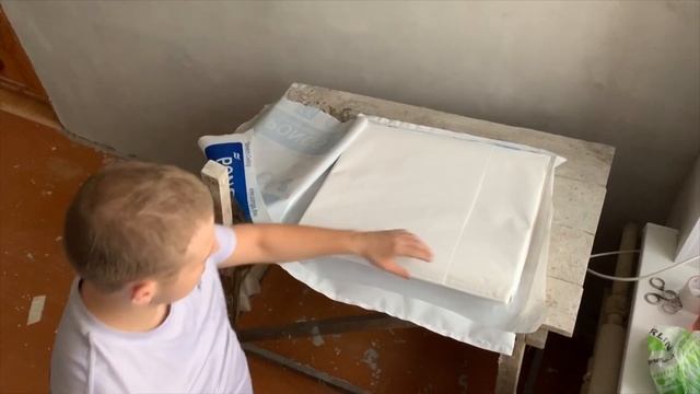 Распаковка тканевого НАТЯЖНОГО ПОТОЛКА|Pongs D-premium|Калуга смотреть онлайн