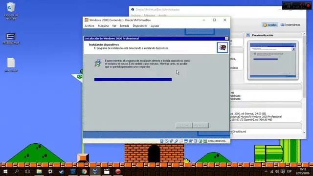 Instalación Windows 2000 en virtualbox смотреть онлайн