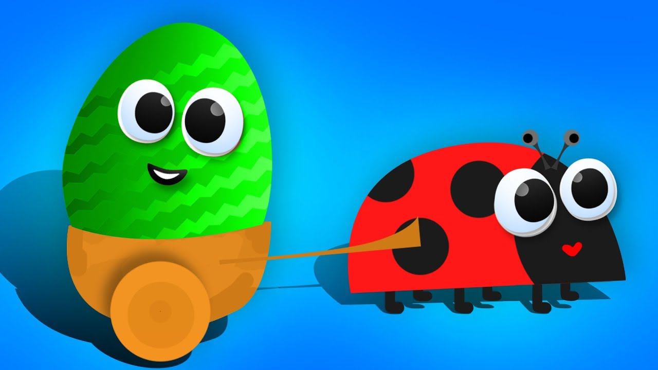 Маленькие БУКАШКИ. Открываем Яйца Сюрприз с игрушками Барбоскиных и др. смотреть онлайн