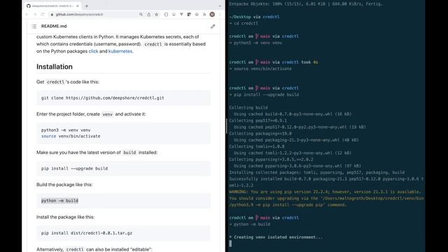 DEEPTALK Adventspäckchen 1 (2021): exemplarischer Kubernetes-Client für die Kommandozeile (credctl) смотреть онлайн