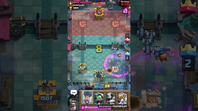 Заработал монеты и перешёл на легендарную арену. Clash Royal team #2. смотреть онлайн