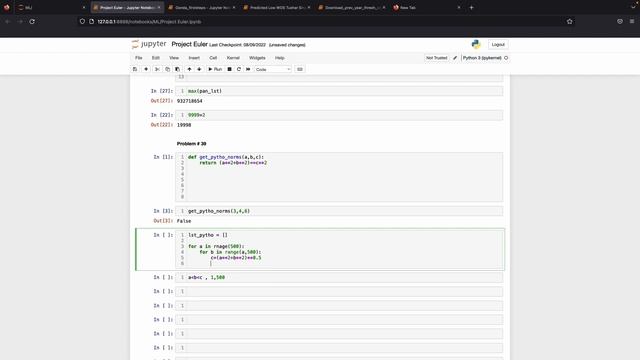 Project Euler #Integer 39 right triangles смотреть онлайн