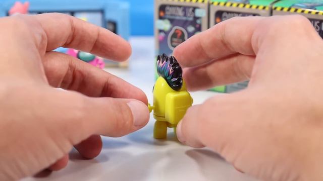 Among Us Ejected Edition Articulated Mini Action Figures Assemble the Crewmate Review смотреть онлайн