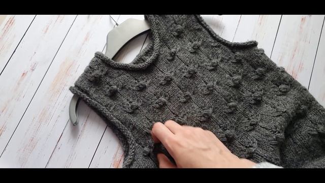 Как связать детский сарафан. Экспресс-МК смотреть онлайн