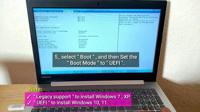 Boot Lenovo Ideapad 330 From USB Drive to install Windows 10, 11 #lenovo #lenovolaptops #laptop смотреть онлайн