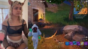 Goth Kitten Mommy GF! FORTNITE 1 KILL = 1 STRIP CHALLENGE!!!PARSLEYYY