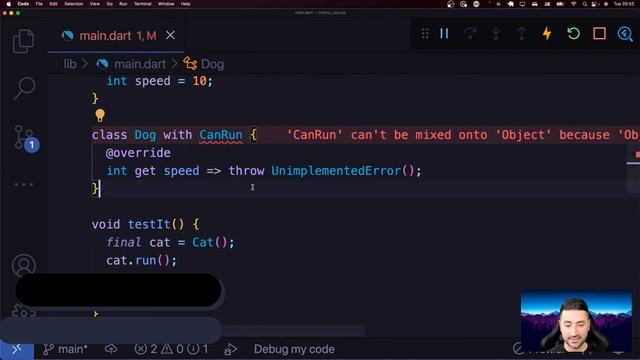 Chapter 2 - Mixins - Free Dart Course ? смотреть онлайн