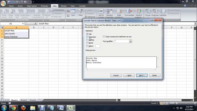 How to Split Excel Data Into Two Columns : Tech Niche смотреть онлайн