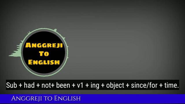 Past perfect continuous tense | negative structure | #anggrejitoenglish смотреть онлайн