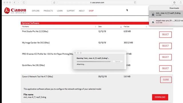 Wirelessly Connect a Canon Pro Printer for use with a Mac смотреть онлайн