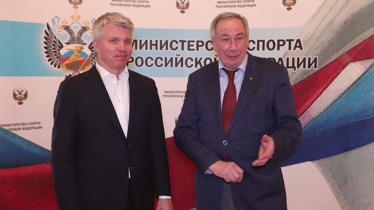Рабочая встреча Павла Колобкова с президентом Федерации тенниса России Шамилем Тарпищевым смотреть онлайн