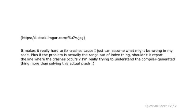 iOS : Crashlytics: What does compiler-generated means? смотреть онлайн