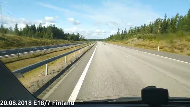 Ваалимаа-Турку (Vaalimaa-Turku), трасса E18/7, 20.08.2018 смотреть онлайн
