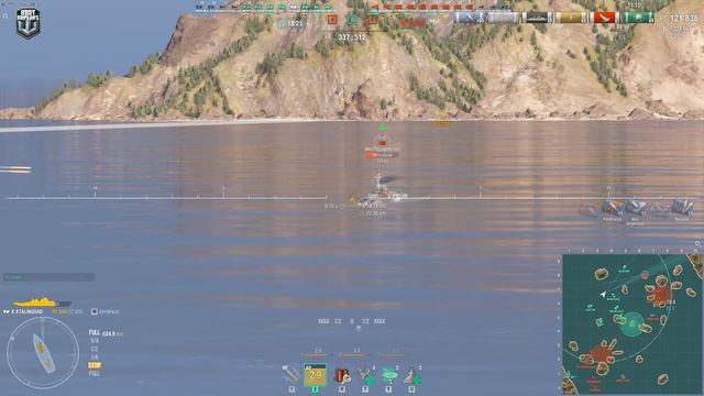 Cruiser Stalingrad: 8 ships destroyed - World of Warships смотреть онлайн