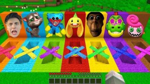 ВЫБЕРИ ПРАВИЛЬНЫЙ ОВАЛЬНЫЙ ПОДВАЛ  В МАЙНКРАФТ