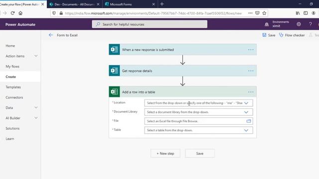 Power Automate Submit MicroSoft Forms Responses to Excel Online смотреть онлайн