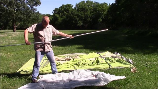 Coleman American Heritage Vintage 1972 Canvas Tent Set-Up смотреть онлайн