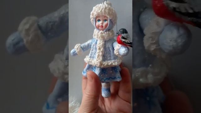 Какую я использую краску для ватных игрушек. смотреть онлайн