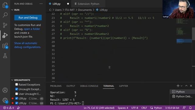 BBC L09-10 -Python- If else, if elif, multiple conditions, Introducing functions смотреть онлайн