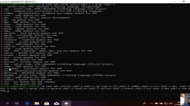 Aula 2 - Instalando PHP7.* no Ubuntu. Subsistema do Windows. смотреть онлайн