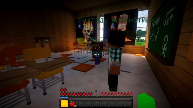 НУБ ЗЕЛЕНЫЙ ЧЕЛОВЕК ПРОТИВ ШКОЛЫ В Майнкрафт Нубик танцует minecraft троллинг нуба Мультик Мод смотреть онлайн
