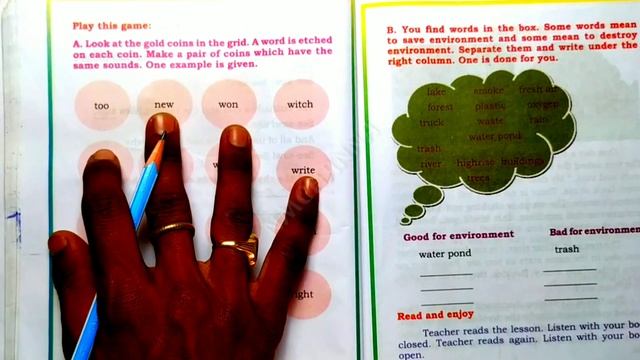 4th standard English | ENVIRONMENT | UNIT-3 | IF A TREE COULD TALK | tree and river | 4th std unit смотреть онлайн
