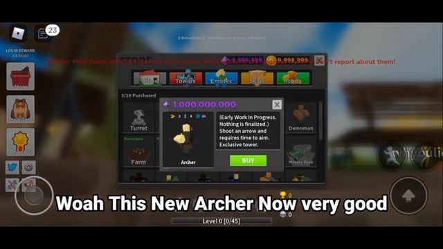 Playing Public Testing Halloween Update [Old Footage] - Tower Defense Simulator [Roblox] смотреть онлайн