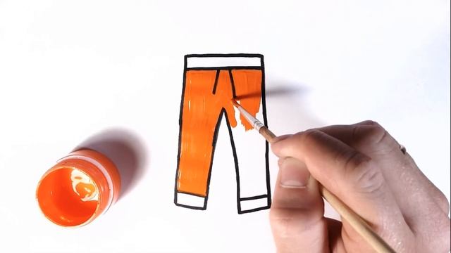 Как нарисовать ШТАНЫ/Учим ЦВЕТА/Раскраска для детей БРЮКИ/How to draw a TROUSERS/МУЛЬТИРУМ смотреть онлайн