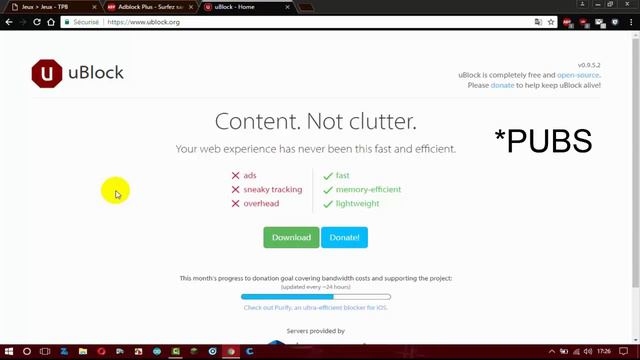 BLOQUER LES PUBS SUR INTERNET ! смотреть онлайн