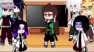 ?Реакция хашир+главного на Танджиро и Незуко ?