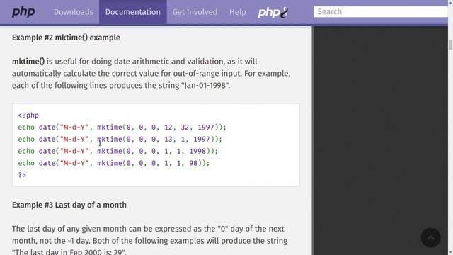 PHP Date and Time Functions смотреть онлайн