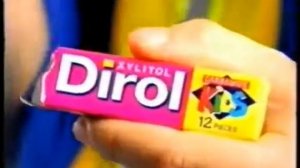 Реклама жевательной резинки dirol