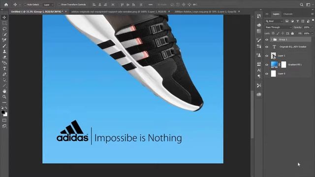 Photoshop CC 2019 Tutorial: Poster Advert Design by Umar (Project Files Included) смотреть онлайн