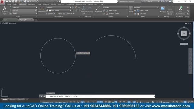 How to Create Center Mark using AutoCAD (Center Mark Command) - Hindi смотреть онлайн