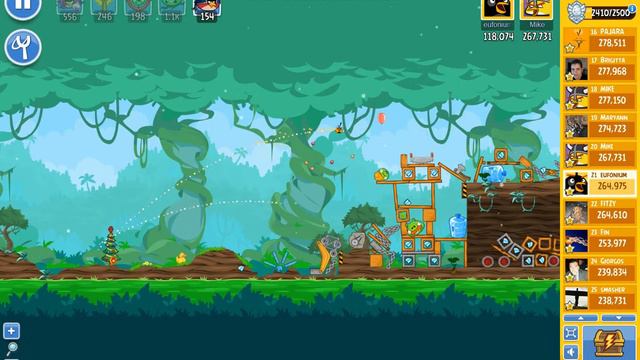Angry Birds Friends/ CHAMPIONS for EARTH tournament, week 313/C, level 1 смотреть онлайн