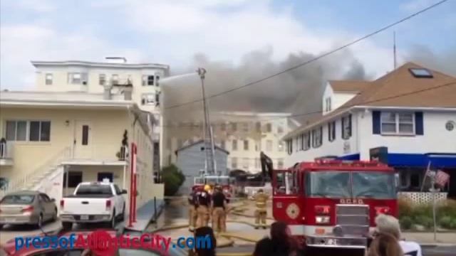 Bellevue Hotel fire Ocean City, NJ смотреть онлайн