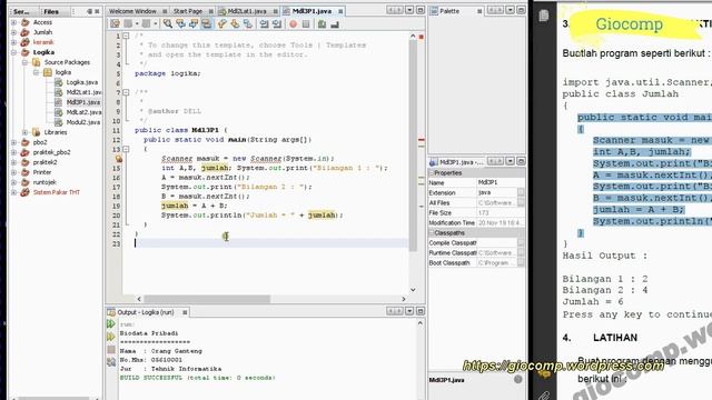 #pemrograman #java #netbeans Tutorial Modul 3 смотреть онлайн