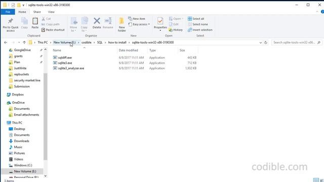 Codible SQLite video 1: How to install sqlite (SQLite3) on windows 10 смотреть онлайн