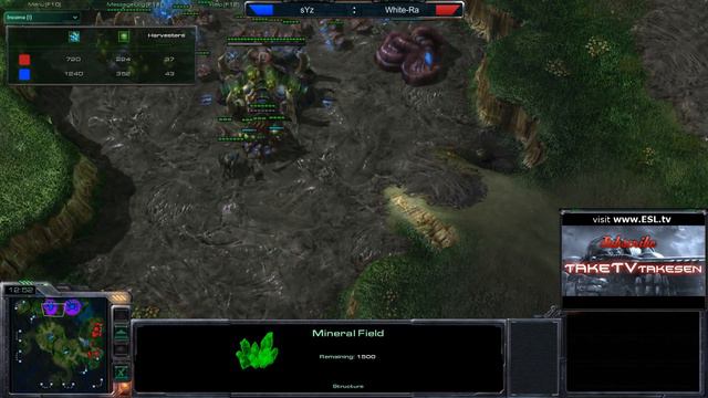 Starcraft II G116 White-Ra(P) vs sYz(Z) Lost Temple смотреть онлайн