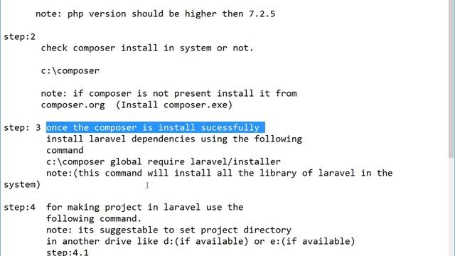 Installation of Laravel смотреть онлайн