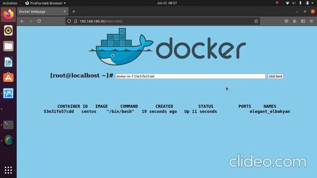 WEB APPLICATION FOR DOCKER смотреть онлайн