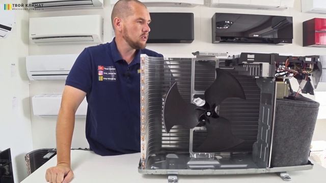 Обзор наружного блока сплит-системы Mitsubishi Electric MSZ-AP35VGK/MUZ-AP35VG смотреть онлайн