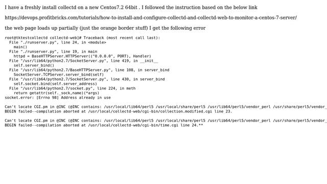 DevOps & SysAdmins: Collectd is not working on centos 7.2 azure vm смотреть онлайн
