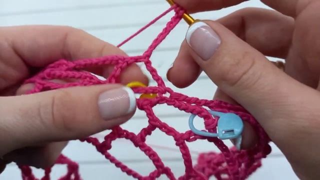 Треугольный Вырез Головины [ V - образная Горловина Крючком] Узор Косая Сетка [Туника Крючком] смотреть онлайн