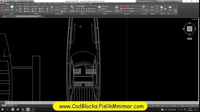 Yacht, Boat Drawings - in AutoCAD | Free CAD Blocks смотреть онлайн