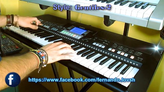 CUMBIA -GENTILES STYLE YAMAHA PSR S смотреть онлайн