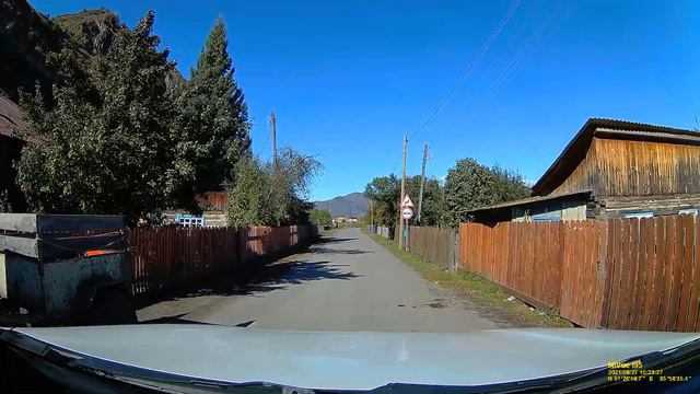 ASMR Driving Проездом по селу Аюла. Горный Алтай. ASMR Driving through Ayula village. Mountain Alta смотреть онлайн