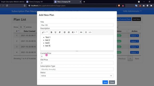 Simple Subscription Website with Admin Panel in PHP and SQLite DEMO смотреть онлайн