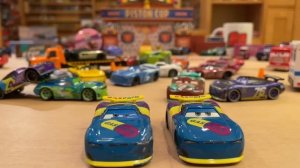 Disney Cars Crash Damaged Next-Gen Piston Cup Racers (Florida 500) Customs