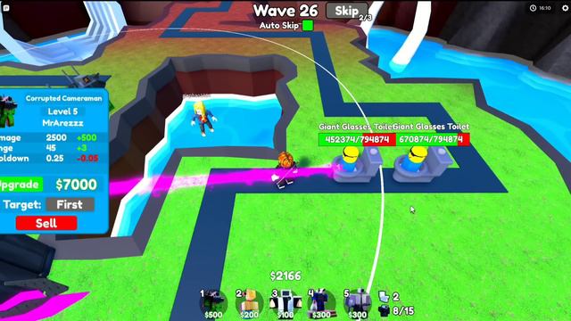 😱OMG!! 🔥 NEW SECRET BOSS IN WAVE 200 ENDLESS MODE!! (Roblox) | Toilet Tower Defense Eps 70 Part 3 смотреть онлайн